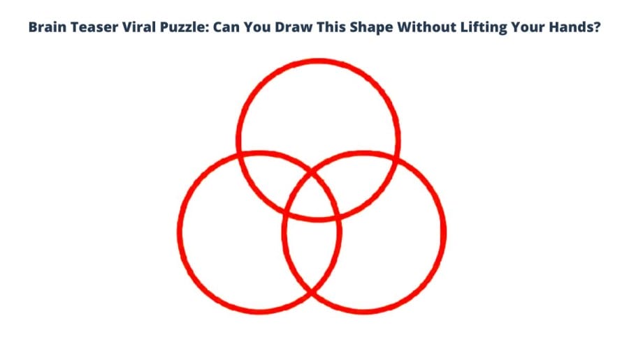 Brain Teaser Viral Puzzle: Can You Draw This Shape Without Lifting Your Hands?