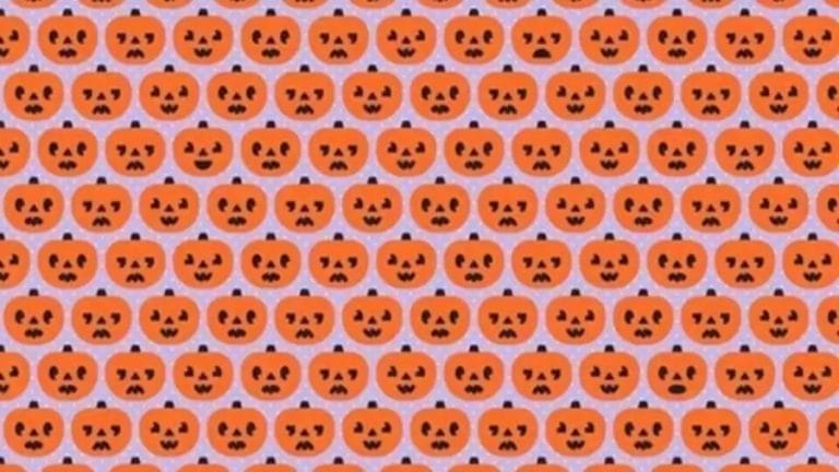 Can You Spot 3 Pumpkins Without Teeth Within 30 Seconds? Explanation and Solution to the Pumpkins Optical Illusion