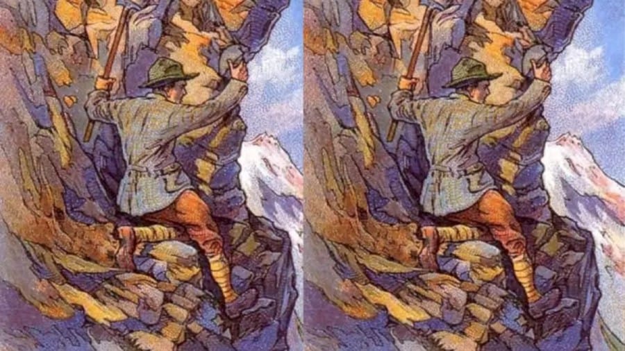 Can You Spot the Hidden Guide to This Mountaineer in the Image Within 15 Seconds? Explanation And Solution to the Hidden Guide Optical Illusion