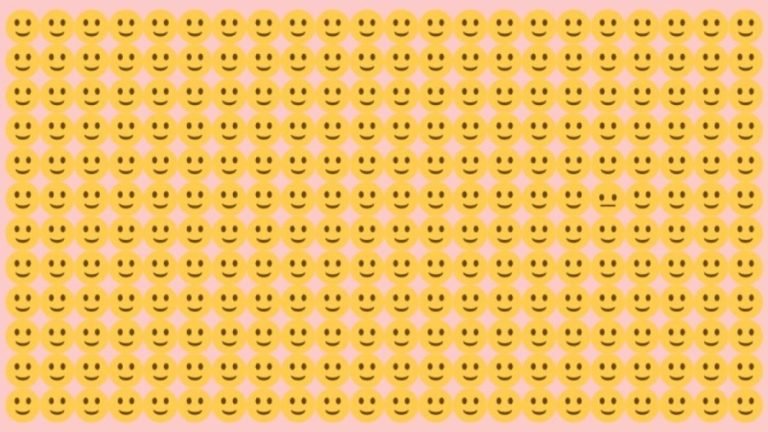 Optical Illusion Challenge: Can you identify the Odd Emoji in this picture within 8 seconds?