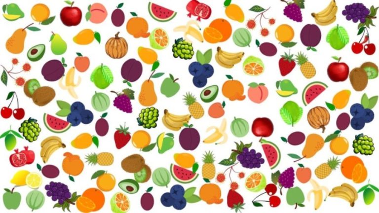 Optical Illusion Challenge: Can you spot the Red Chili among the fruits in this picture within 8 seconds?