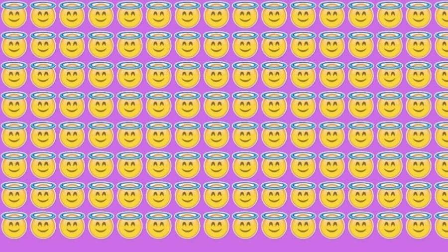 Optical Illusion Eye Test: Can You Find the Odd Smiley in 8 Seconds?