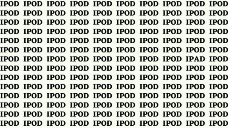 Optical Illusion: If You Have Hawk Eyes Find iPad Among iPod in 20 Secs