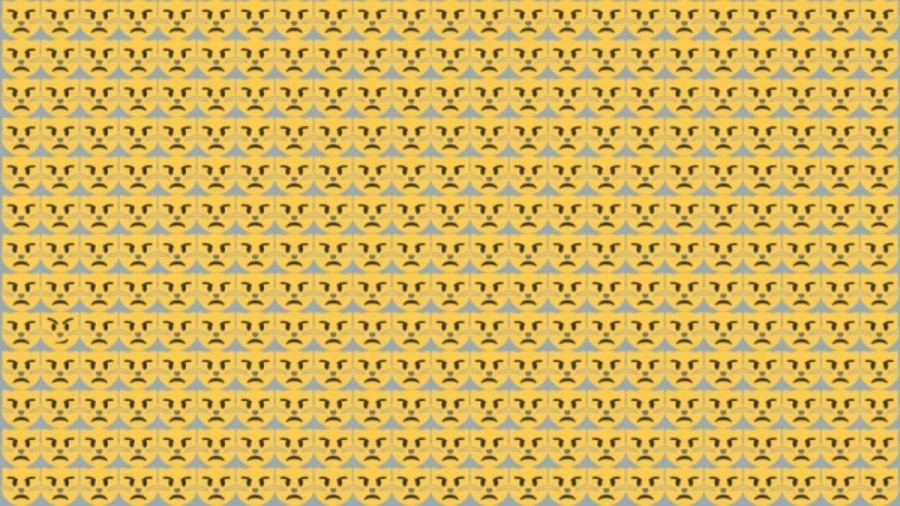 Optical illusion Challenge: Try to identify the Odd Emoji in this picture within 10 seconds