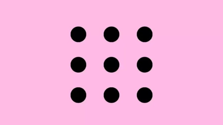 Think Creatively To Solve This Brain Teaser: Can You Connect 9 Dots With Just 3 Lines?