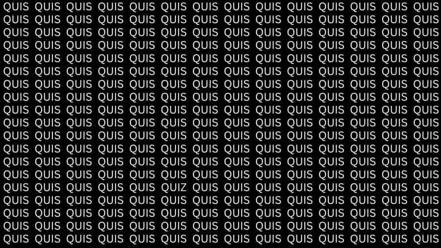 Brain Teaser: If You Have Hawk Eyes Find The Word Quiz In 15 Secs