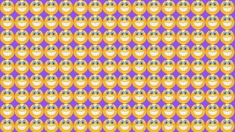 Optical Illusion: Can You Find the Odd Smiley within 10 Seconds?