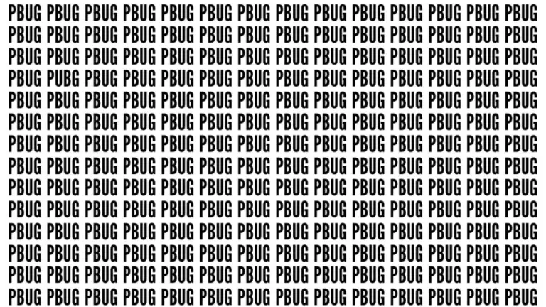 Brain Teaser: If You Have Eagle Eyes Find The Word PUBG In 20 Secs