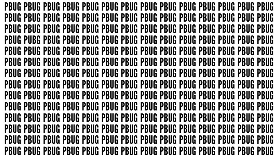 Brain Teaser: If You Have Eagle Eyes Find The Word PUBG In 20 Secs