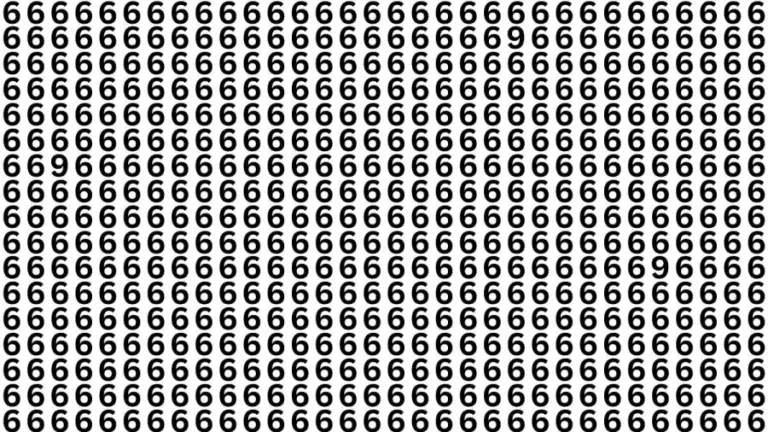 Brain Teaser For Sharp Eyes: How Many 9 Can Find?