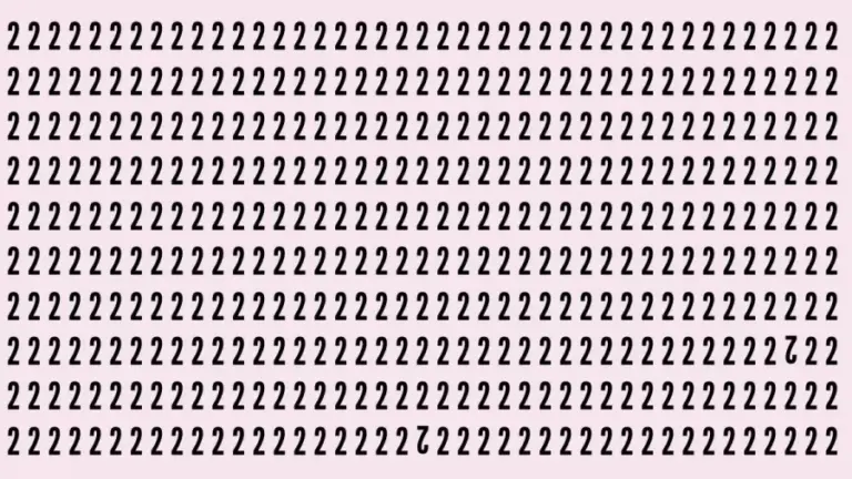 Brain Teaser: How Many Inverted 2 Can You Find?