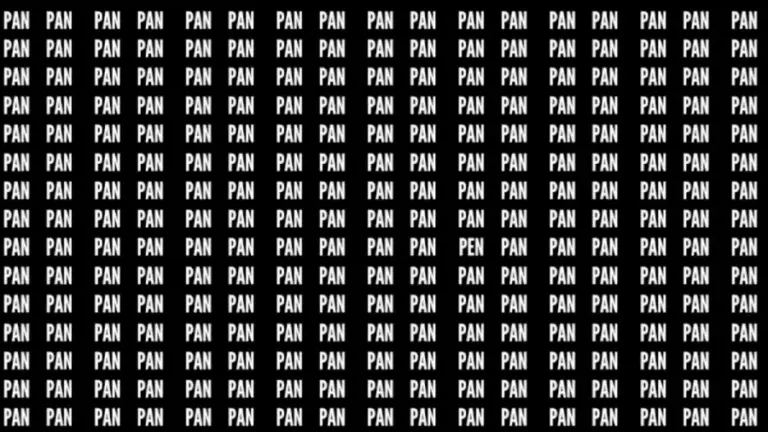 Brain Teaser: If You Have Eagle Eyes Find Pen Among Pan In 12 Secs