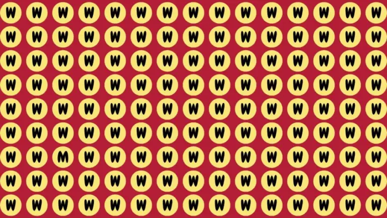 Brain Teaser: If You Have Eagle Eyes Spot The Letter M Among W In 15 Secs