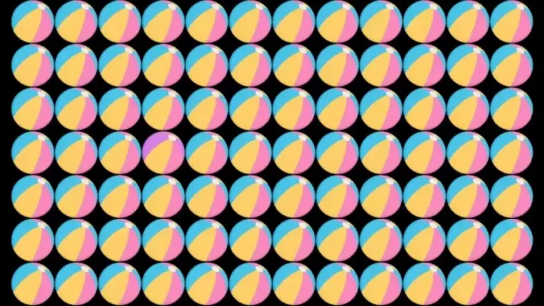 Brain Teaser Picture Puzzle - Spot The Odd Ball In 20 Secs?