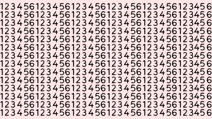 How Good Are Your Eyes Find Out With This Brain Teaser: Find The Number 9 In This Visual Puzzle