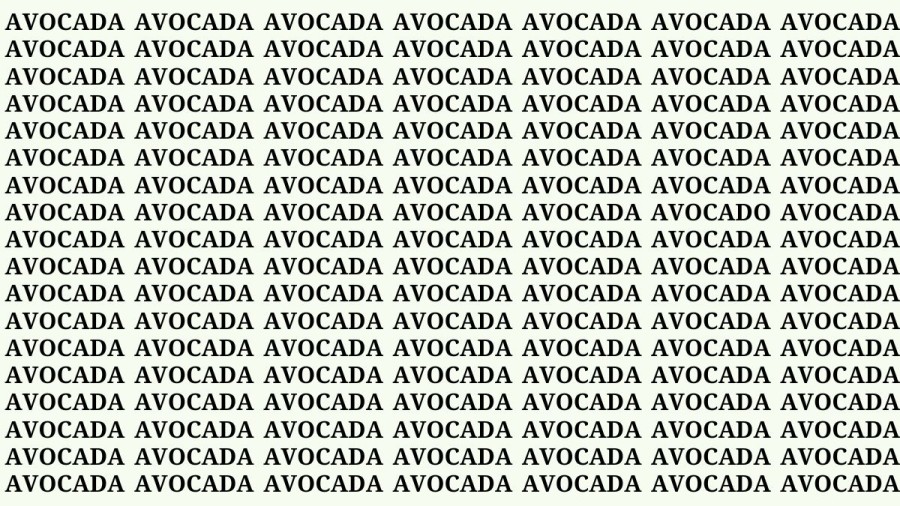 Optical Illusion Eye Test: If You Have Hawk Eyes Find Avocado Among Avocada in 22 Secs?