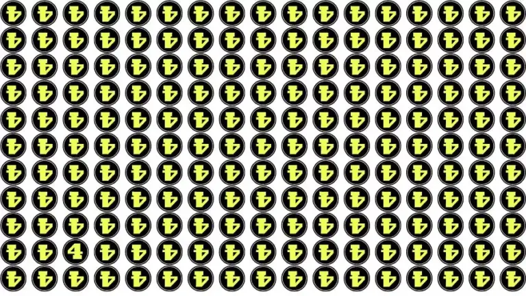 Visual Test: If you have 50/50 Vision Find the Number 4 in 15 Secs