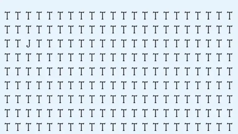 Brain Teaser: If You Have Eagle Eyes Find The Word J Among T In 15 Secs