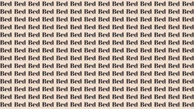 Brain Teaser: If You Have Eagle Eyes Find The Word Red In 18 Secs