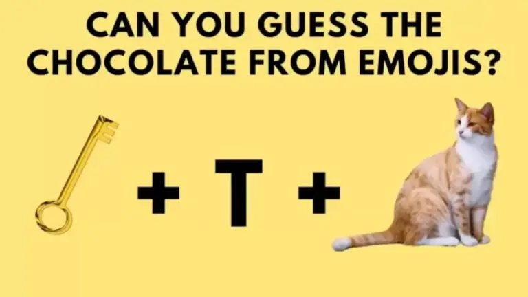 Brain Teaser Emoji Puzzle: Can You Guess The Chocolate From Emojis? Brain Game