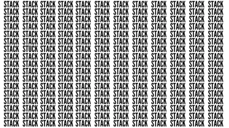 Brain Teaser: If You Have Eagle Eyes Find Stuck Among Stack In 15 Secs