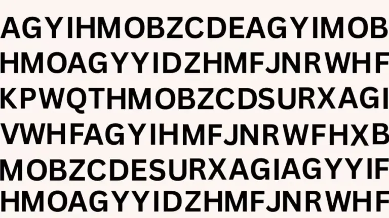 Brain Teaser: If You Have Eagle Eyes Find The Missing Letter In 30 Secs