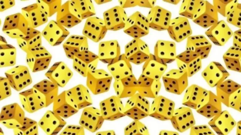 Optical Illusion For IQ Test: Only A Person With High IQ Can Identify The Fake Dice Among These Real Ones. Can You?