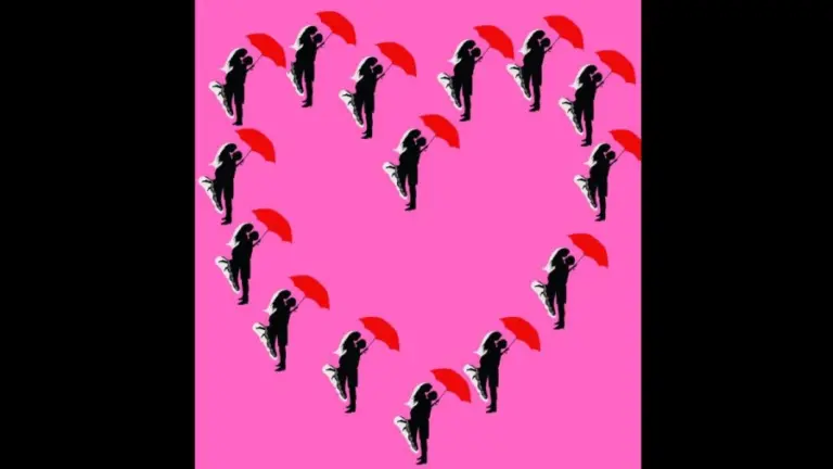 Optical Illusion For Romantic People! Can You Spot The Odd Couple Silhouette Within 25 Seconds?