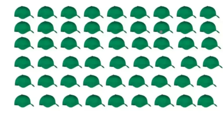 Optical Illusion Visual Test: Among these Caps Spot the Odd One in 8 Seconds?