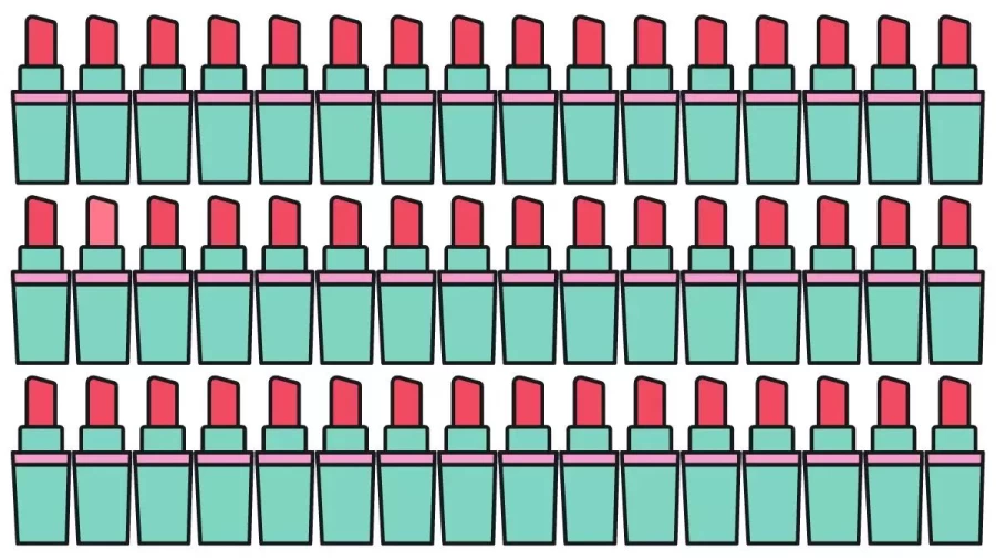 Spot The Odd One Game: Can You Spot The Odd Lipstick In 14 Secs? Brain Teaser